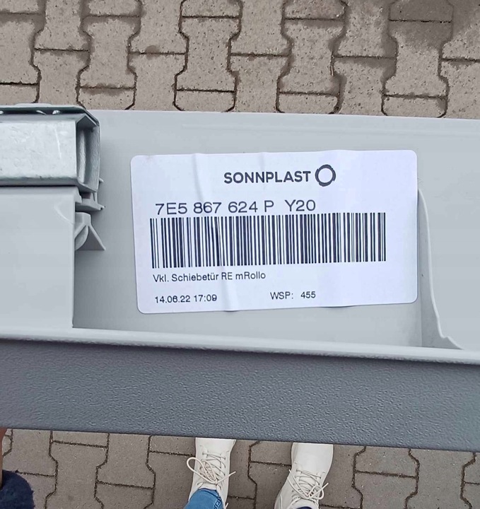 фото №7, Vw t6 multiwan боковина двері лівий правий ролета 7e5867027 7e5867028