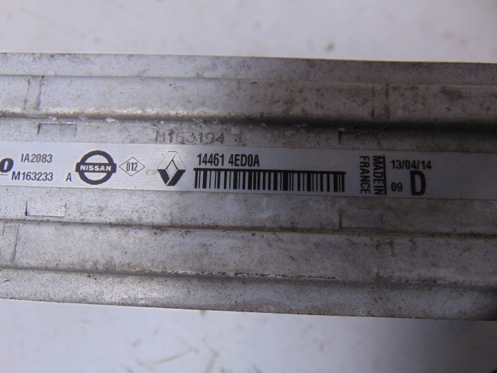 фото №7, Радіатор повітря інтеркулер nissan qashqai ii j11 1.2 tce 14461-4ed0a