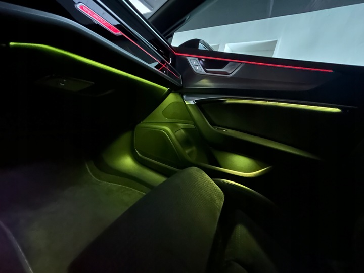 фото №9, Освещение ambiente qq2 мульти цвет audi a6 a7 q7 q8 4k c8 pp авто центральный