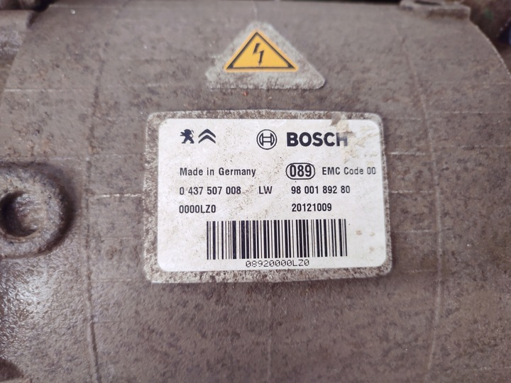 фото №10, Двигатель электрический peugeot 508 i гибрид 9800189280 мост зад citroen 4x4