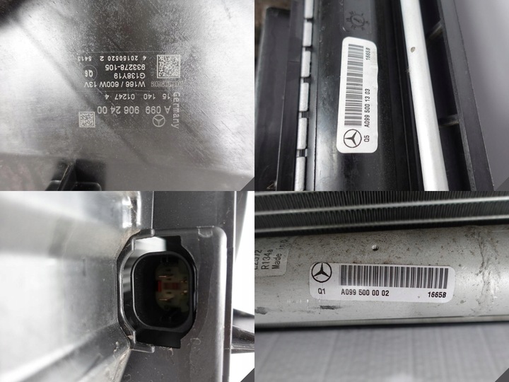 фото №10, Merc ml gle w166 c292 gl gls x166 комплект радіатор