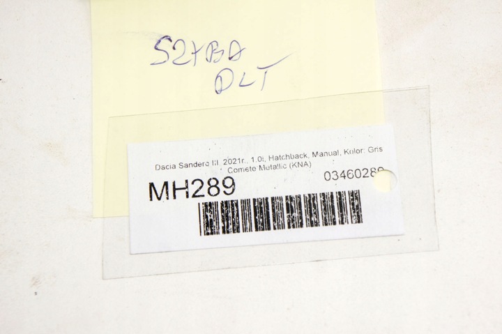 фото №7, Mh289 dacia sandero iii стекло дверь левый зад 21r