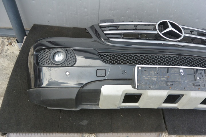 фото №8, Mercedes ml w164 бампер решітка радіатора перед 05-09 197 kpl pdc h7