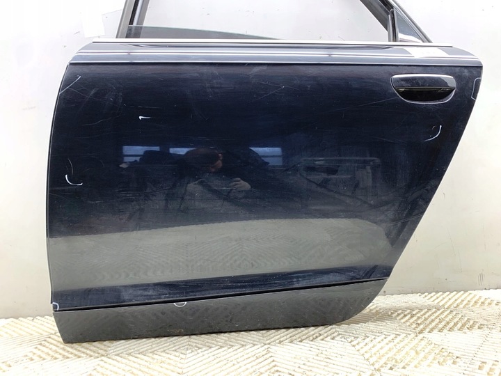 фото №3, Двері лівий зад audi a6 c6 sedan/limuzyna 04-11 ebonyschwarz перлина