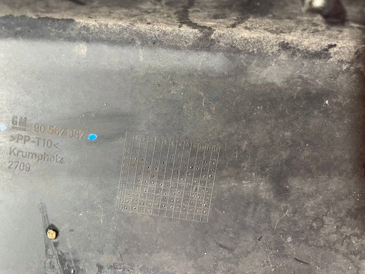 фото №11, Opel zafira b 05-14 спойлер планка накладка бампера зад задня