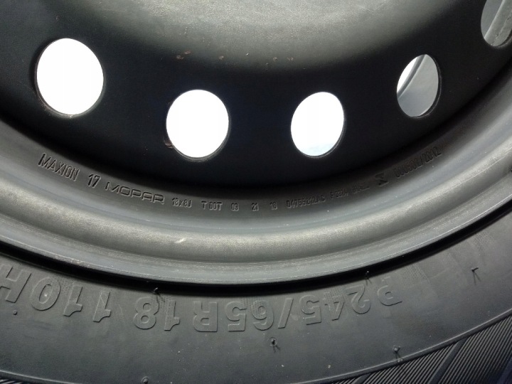 фото №6, Jeep cherokee wk2 докаточное колесо (докатка) 5x127 8jx18 245/65 r18 047552124ac