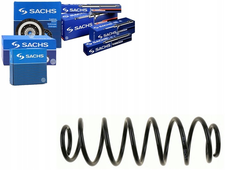 фото №1, Sachs пружина підвішування audi a2 1.4/1.4d/1.6 02