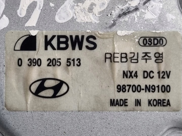 фото №6, Моторчик дворники стёкла задней hyundai tucson 4 nx4 2022 98700-n9100