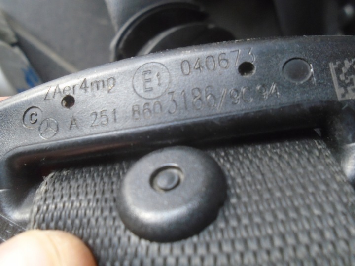 фото №12, Mercedes w251 pas безопасности перед зад 6x рестайлинг