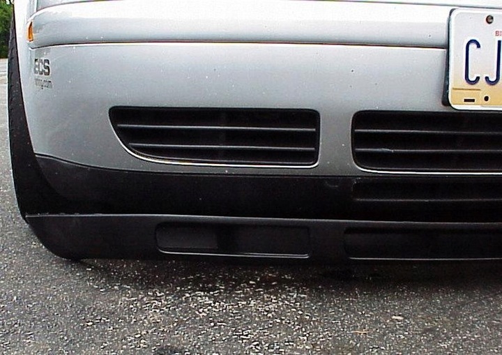 фото №5, Vag спойлер na переднее бампер vw golf iv gti 1997 2003 оригинальный