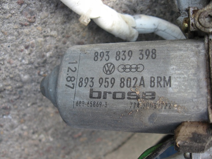 фото №5, Підйомник вікна електричний правий перед audi 80