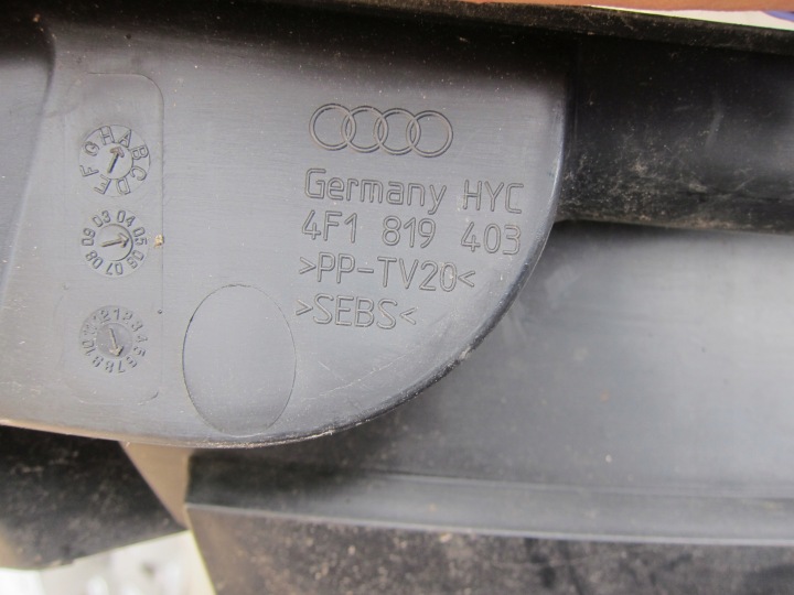 фото №7, Панель під лобовим склом верхній 4f1819403 audi a6 c6 європа eu