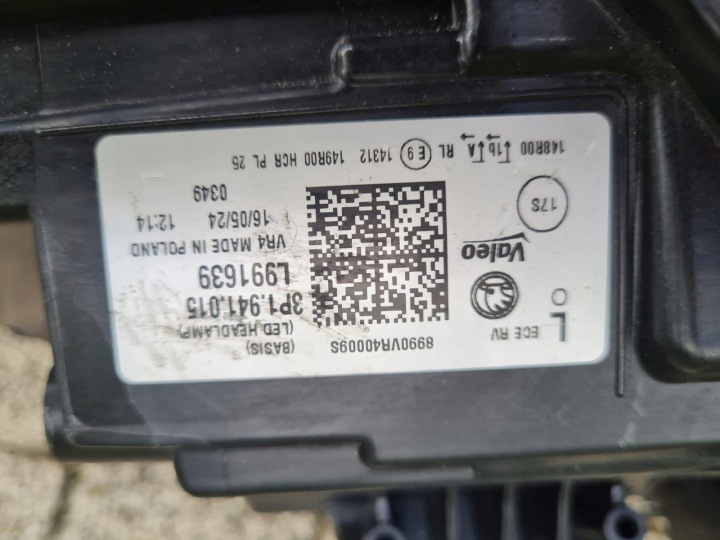 фото №12, Skoda superb 4 iv 3p1 комплектные лампы полный led база eco 3p1941015 3p1941016