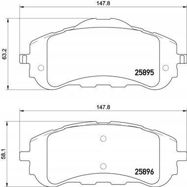 КОЛОДКИ HAM. ПЕРЕДНЯ FRONT BOSCH CITROEN/OPEL/PEUGEOT/PEUGEOT (DF-PSA)