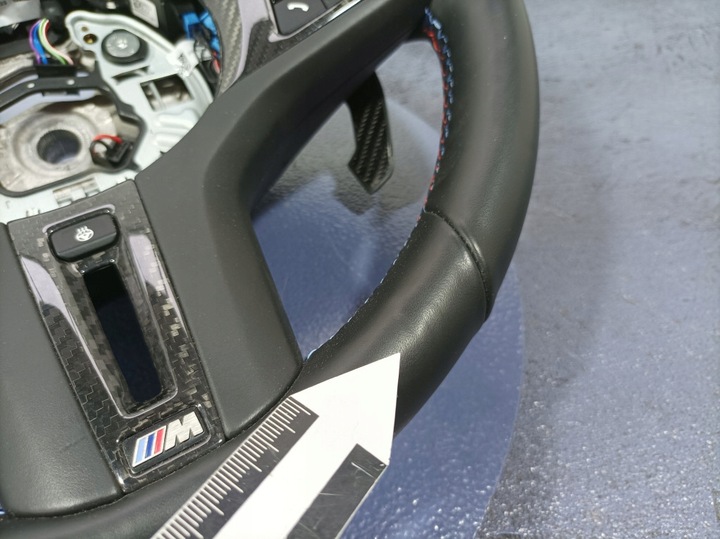 фото №10, Bmw m3 g80 кермо mperfomance карбон пелюстки з підігрівом 8381533