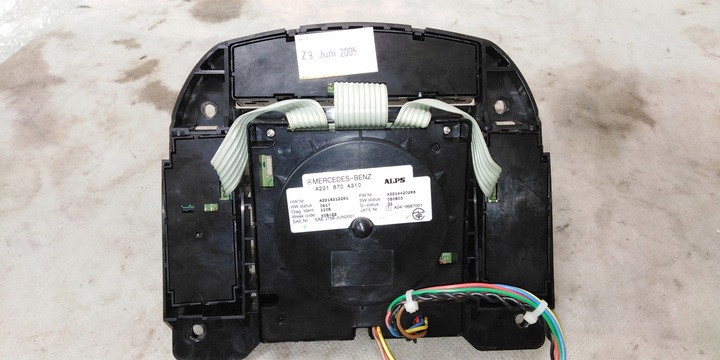 фото №7, Mercedes s500 w221 панель управление eu a2218704310