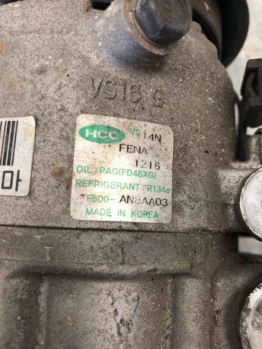 фото №5, Компресор компресор hyundai i30 i рестайлінг f500-an8aa03