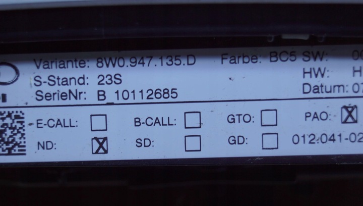 фото №13, Лампа потолок audi a4 b9 8w0947135d ls73