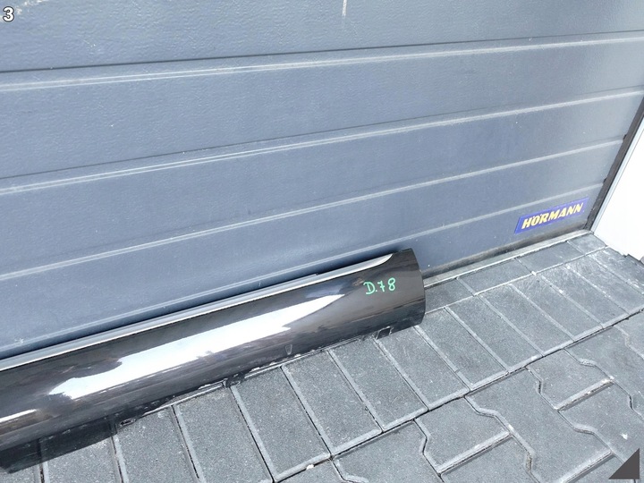 фото №4, Audi a8 4h0 4h4 d4 рестайлинг 09-17 порог накладка планка левая хром длинный x7u