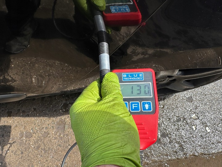 фото №12, Дверь левая задние зад чёрные citroen c3 picasso 08- лак: exld 150um