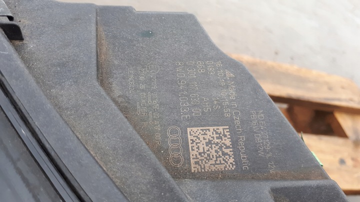 фото №9, A4 b9 рестайлинг лампа левая перед полный led 8w0941033e