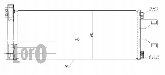 фото №7, Конденсатор радиатор кондиционера jumper ducato movano boxer 2.0d-3.0d