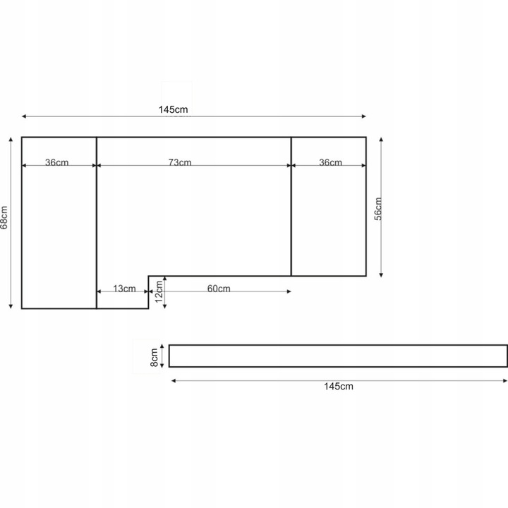 фото №16, Materac do автомобіль для  водія vw multivan t5 t6 plus піна twarda 145x68x8