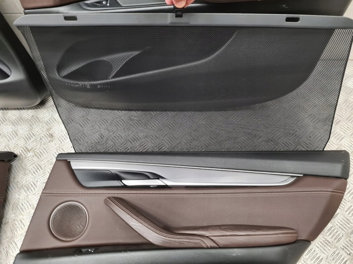 фото №13, Bmw x5 f15 оббивка сидіння диван обшивки тунель шкіра air bag