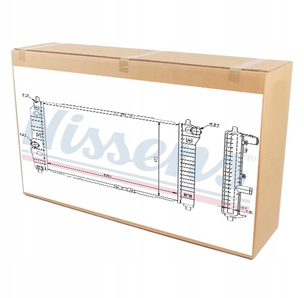 фото №1, Радиаторов двигателя воды жидкости охлаждающей do daewoo kalos 1.2 1.4 1.5
