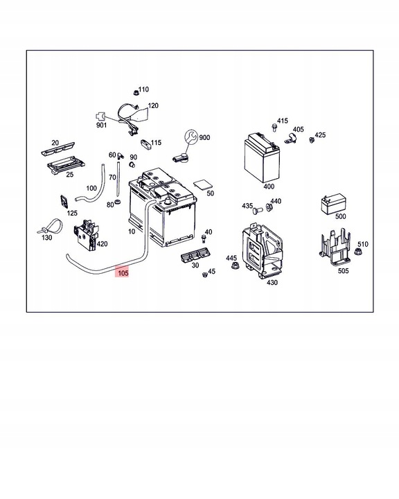 фото №4, Кабель клема шланг mercedes vito 447 a4475400030