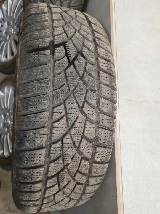 фото №13, Комплект диски алюмінієві 17 дюймів + шини dunlop зимовий 5x110 vectra c