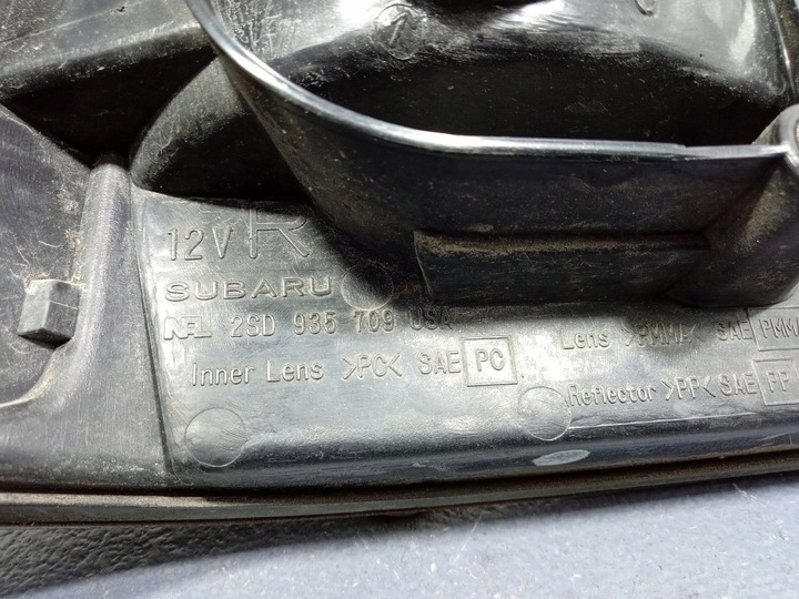 фото №6, Subaru legacy iii be sedan 98- лампа зад правая наружная 2sd935709