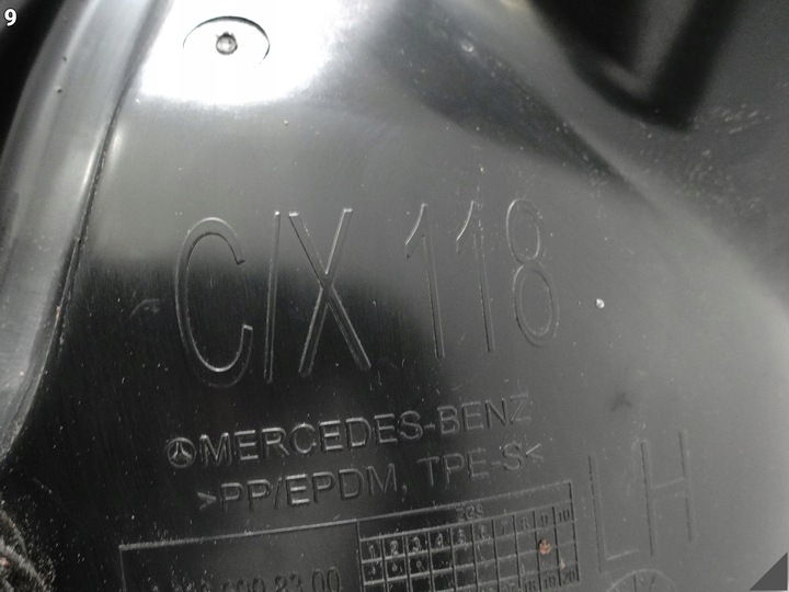 фото №10, Mercedes cla ii 2 c118 x118 19-25 подкрылок ниша колёса задняя запчасть левая перед