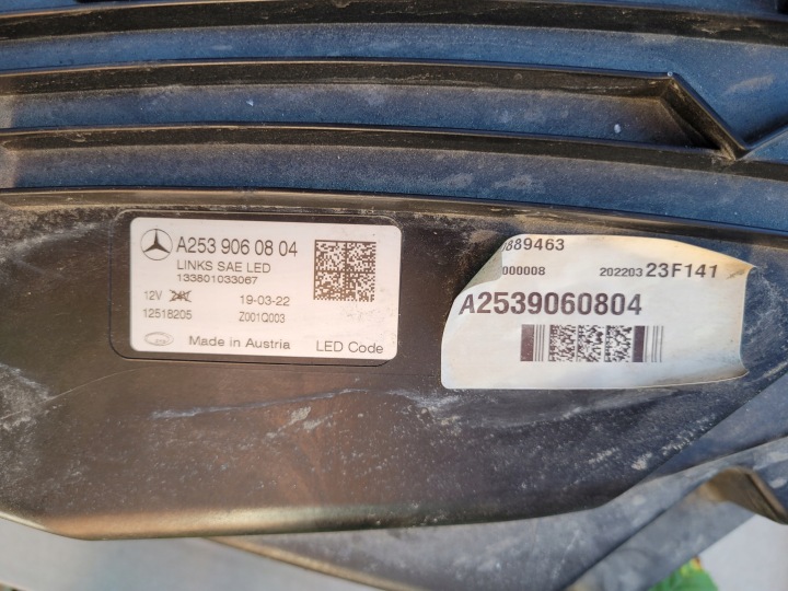 фото №8, Mercedes glc w253 x253 рестайлинг usa фара фара левое полный led 2539060804