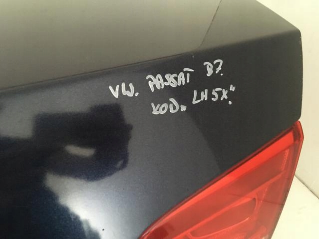 фото №5, Крышка багажника комплектная vw passat b7 sedan lh5x