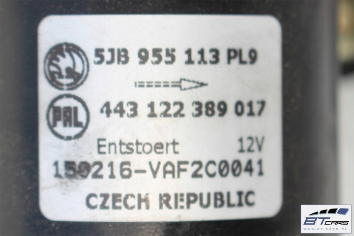 фото №7, Seat toledo механизм стеклоочистителя 5jb955023a 5jb955113 основание + моторчик