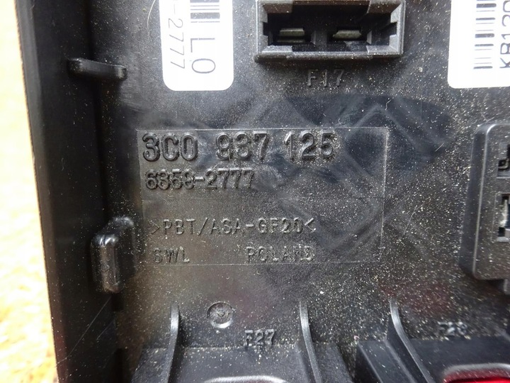 фото №10, Vw sharan seat alhambra 7n 10-20 коробка основа запобіжників 3c0937125