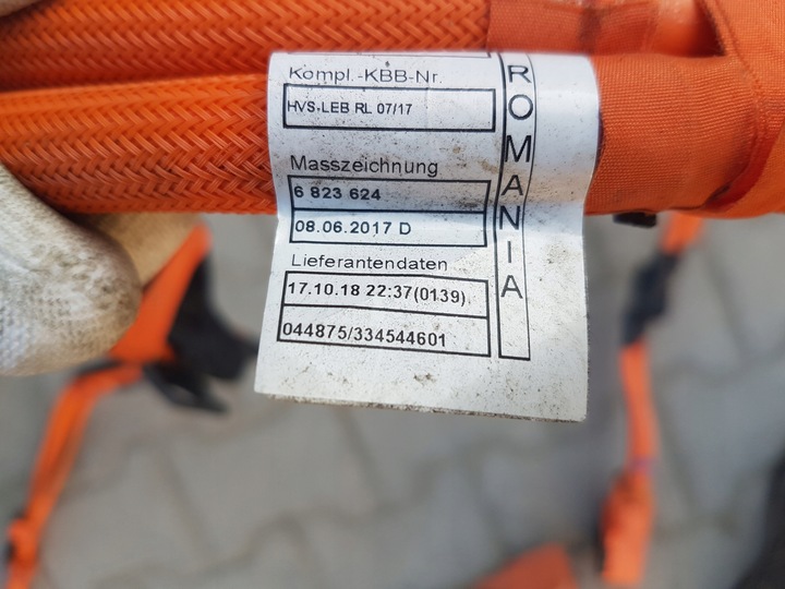 фото №7, Bmw g30 530e шланг высокого напряжения 6823624