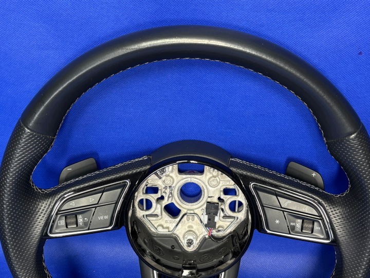 фото №9, Audi a3 8y кермо шкіряний perforowana s-line пелюстки шкіра 82a419091ad