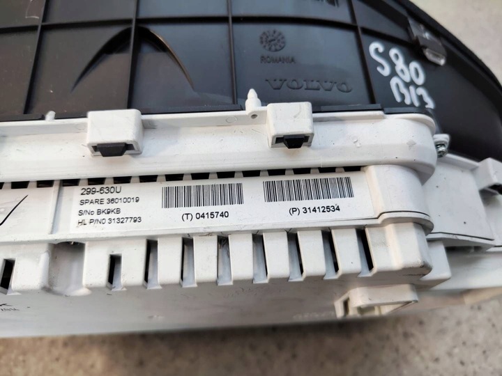 фото №5, Спідометр  прилади 31412534 volvo s80 ii 2.0 d