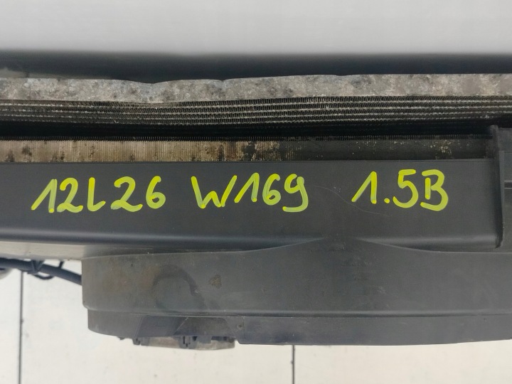 фото №12, Mercedes w169 рестайлинг 08r- комплект радиатор вентилятор 1.5 бензин