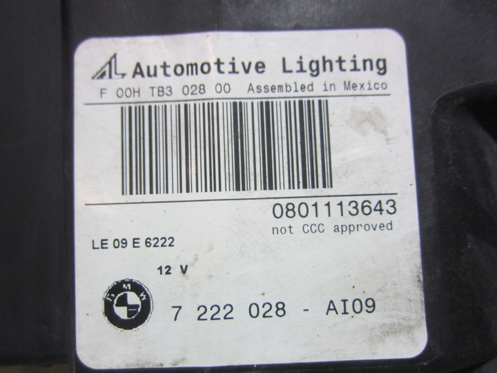 фото №14, Bmw x3 f25 лампа передняя bixenon перед правая сторона 7276996 7222028 usa