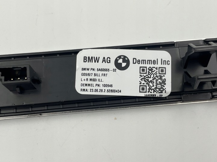 фото №9, Bmw g05 g06 g07 планки накладки порогові м-пакет підсвічуваний 5a60665