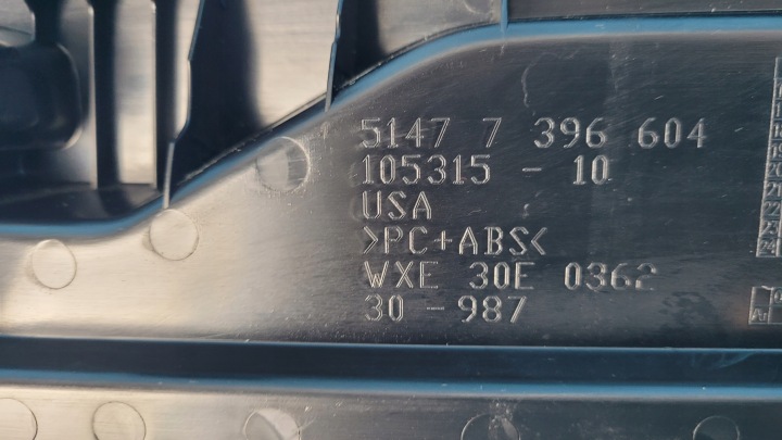фото №13, Bmw x3 g01 lci sdrive30i 23r захист корпус багажника права 7396604 7476780