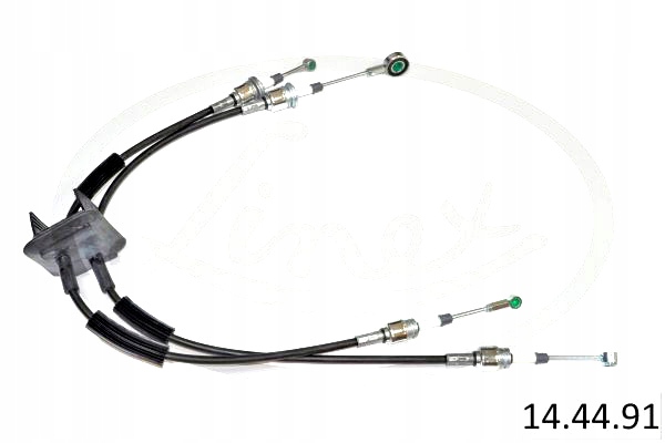 фото №2, Трос рычаг изменения коробки передач l/p fiat panda 1.4 1.4cng 10.06- linex