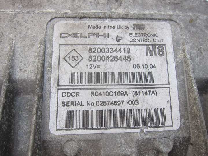 фото №3, Комп'ютер 8200334419 8200426446 r0410c169a renault