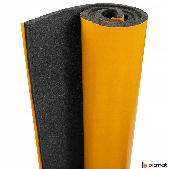 фото №7, Піна шумопоглинаюча memory з ефектом пам'яті 10mm samoprzylepna губка сірий