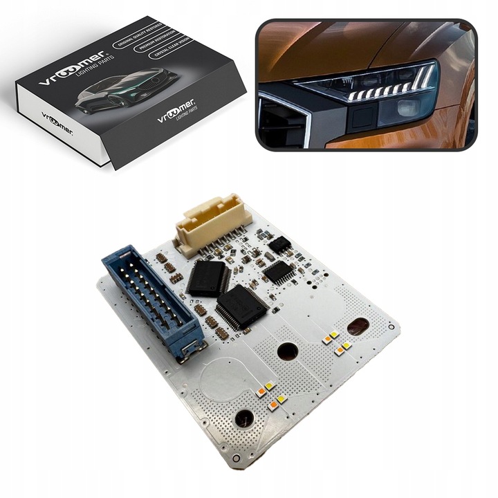 фото №1, Модуль плата led drl лампи фара audi q8 sq8 rsq8 4m 2019+