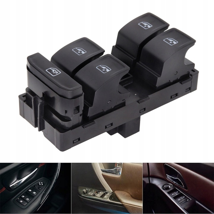 фото №10, Панель переключатель подъёма стекло левый do vw golf vii 7 passat b8 seat