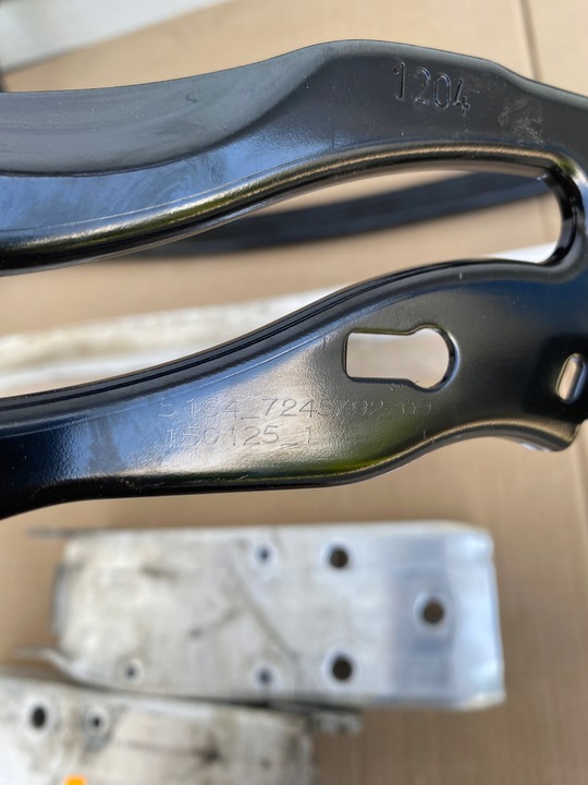 фото №7, Bmw 3 f30 f31 pas переднее усилитель лобовое балка панель крепления фар